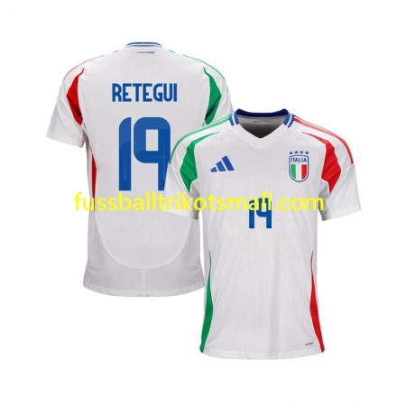 Fußballtrikots Italien Mateo Retegui 19 2024 Kurzarm Auswärts-trikot kaufen